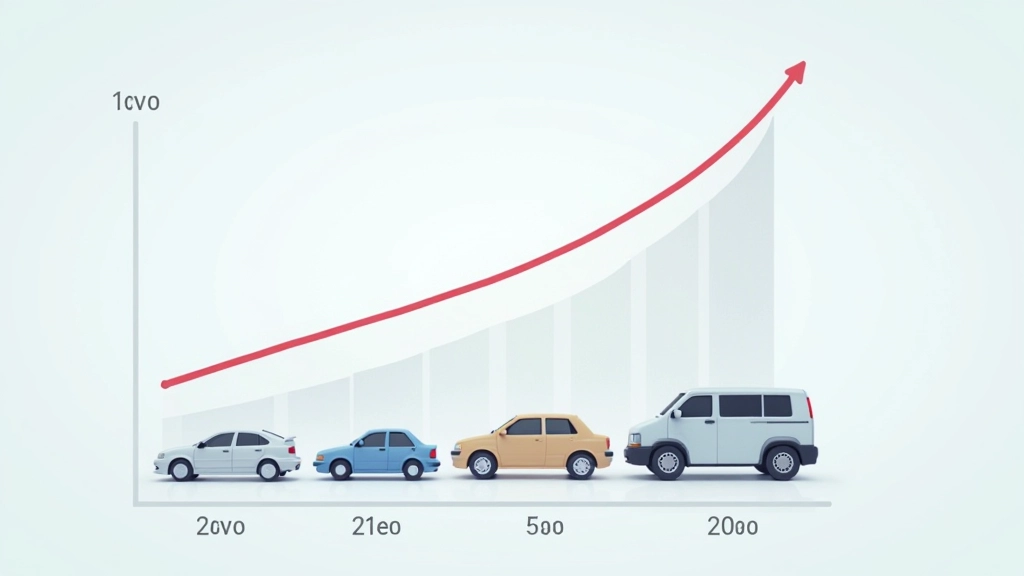 Gráfico de depreciación de vehículos mostrando curva de pérdida de valor a lo largo del tiempo